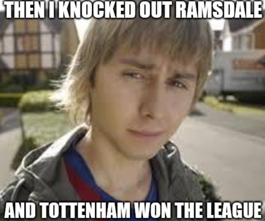 Tottenham fan who kicked Ramsdale